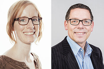 Prof. Dr. Birte Malzahn und Prof. Dr. Stephan Seeck